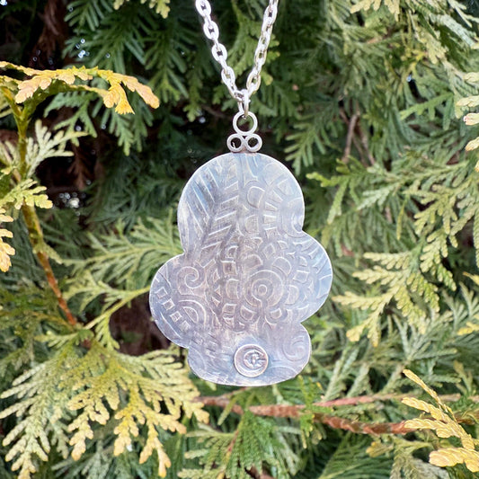 Year of the Snake Sterling Silver Pendant Necklace