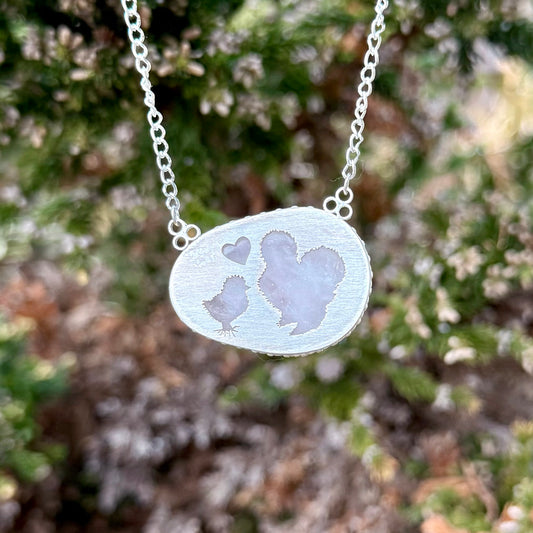 Eggs-traordinary Love Pendant Necklace