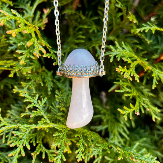 Gothic Mushroom Pendant Necklace CG-2024-S