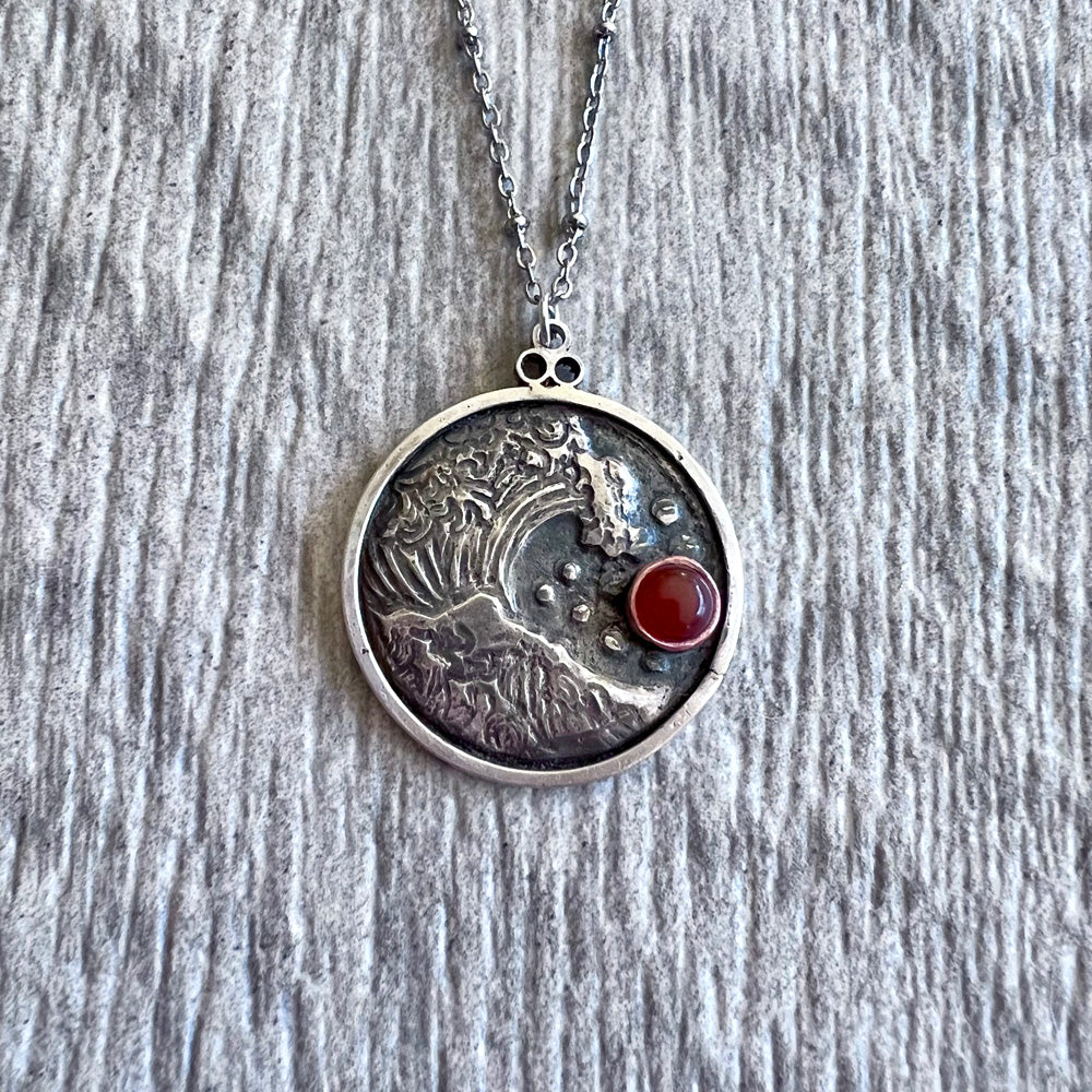 The Great Wave Pendant Necklace