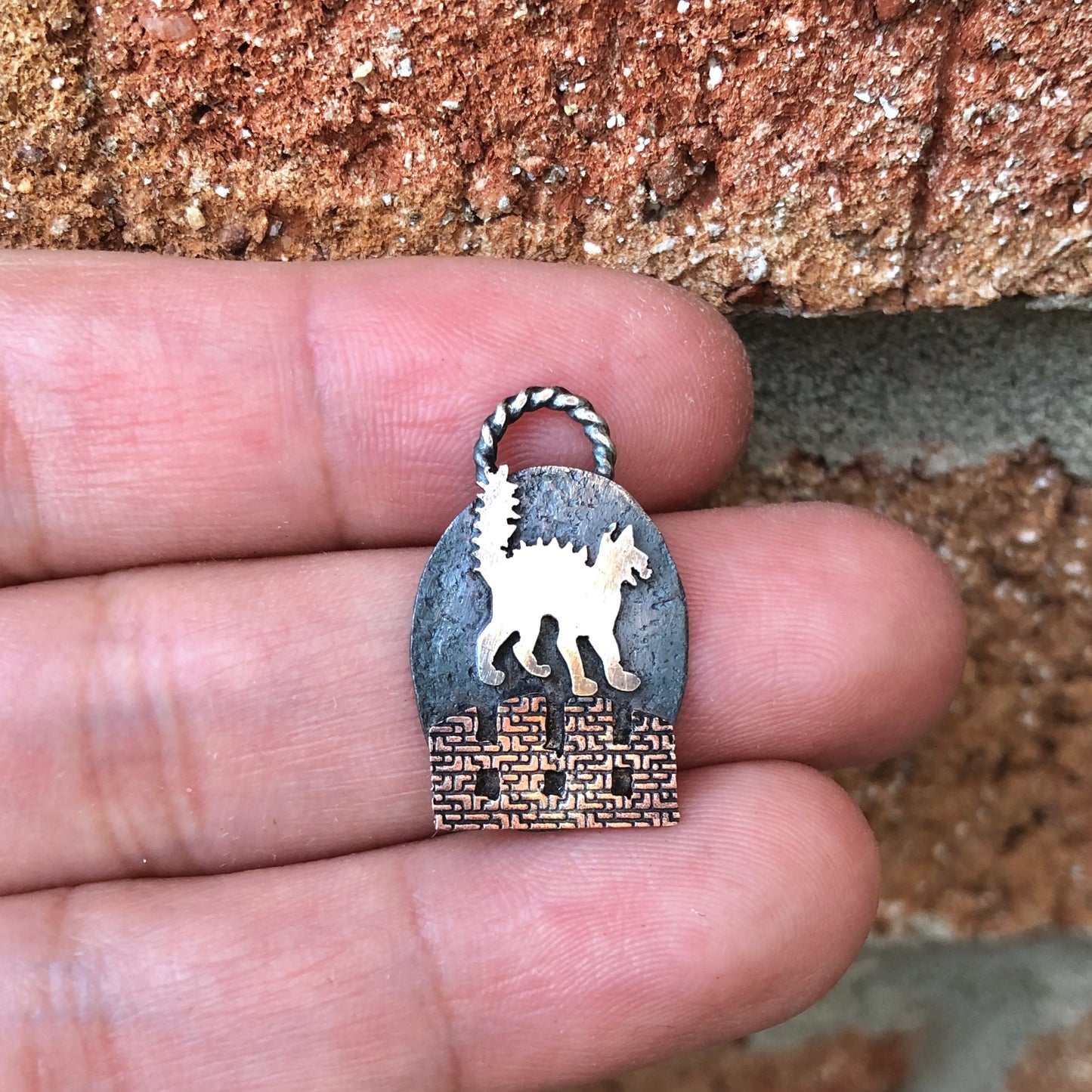 Midnight Fright Pendant Necklace