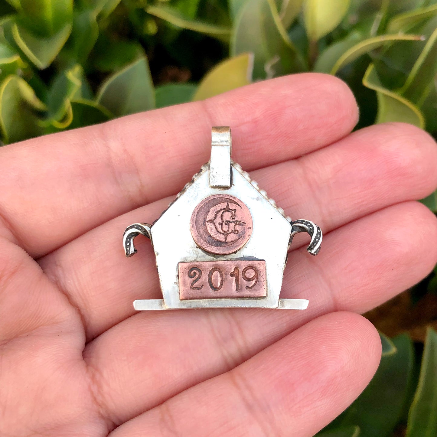 Gingerbread Cottage Pendant Necklace