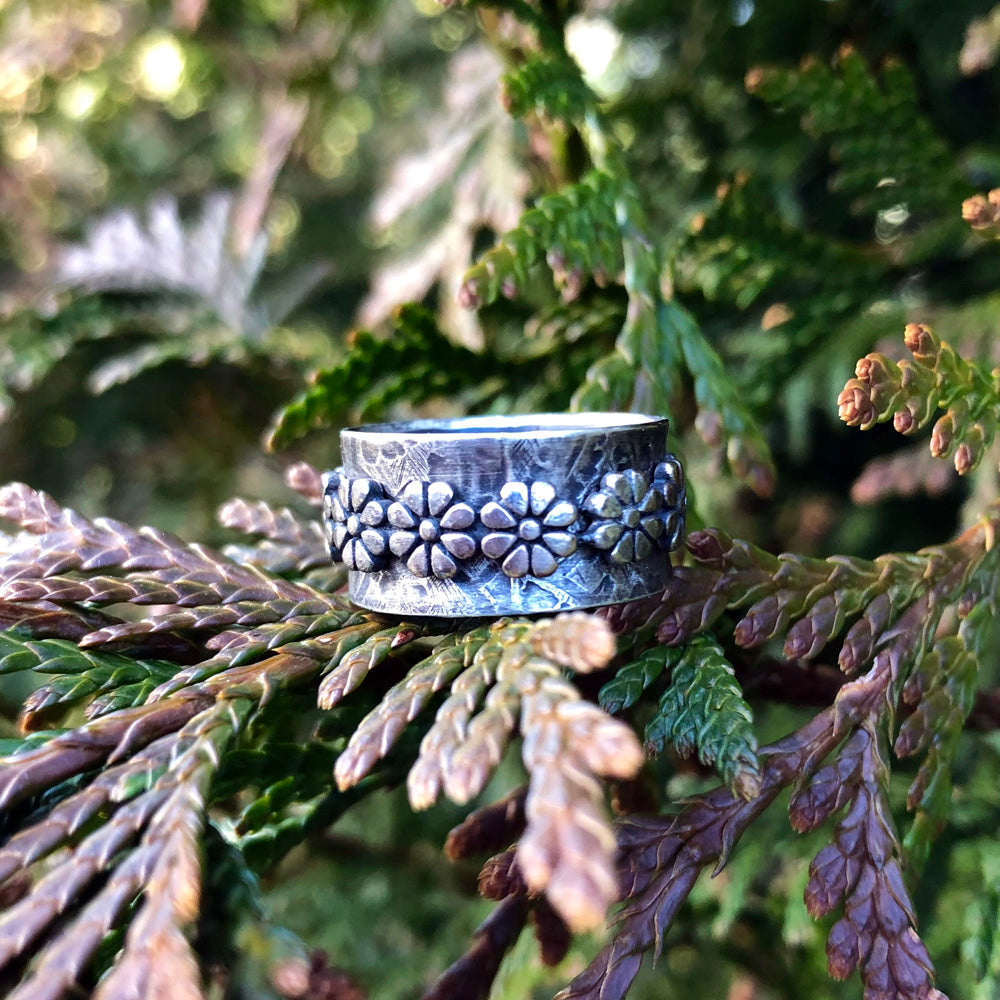 Daisy Chain Spinning Ring US 6.5