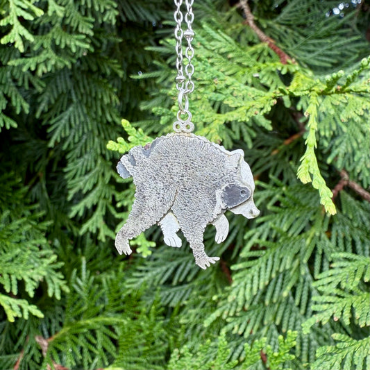 Jimothy Raccoon Pendant Necklace