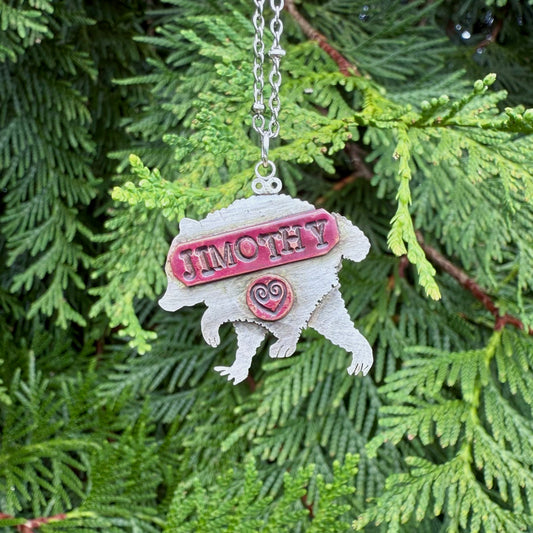 Jimothy Raccoon Pendant Necklace