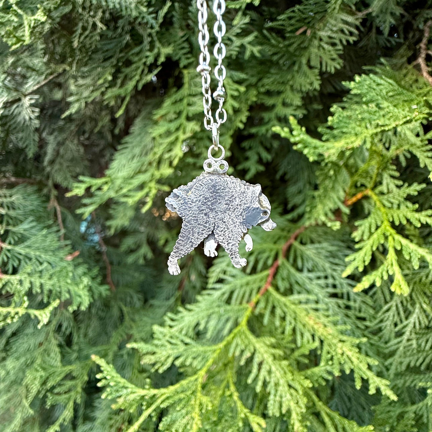 Mini Jimothy Raccoon Pendant Necklace