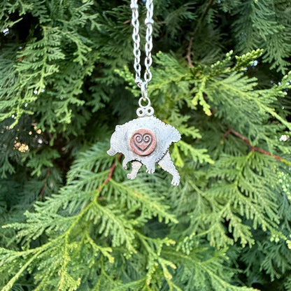 Mini Jimothy Raccoon Pendant Necklace