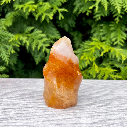 Golden Healer Quartz Crystal Flame CC-013