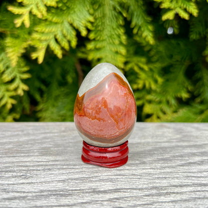 Polychrome Jasper Gemstone Egg CC-002-E