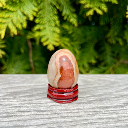 Polychrome Jasper Gemstone Egg CC-002-H