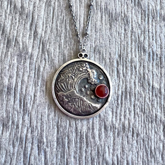 The Great Wave Pendant Necklace