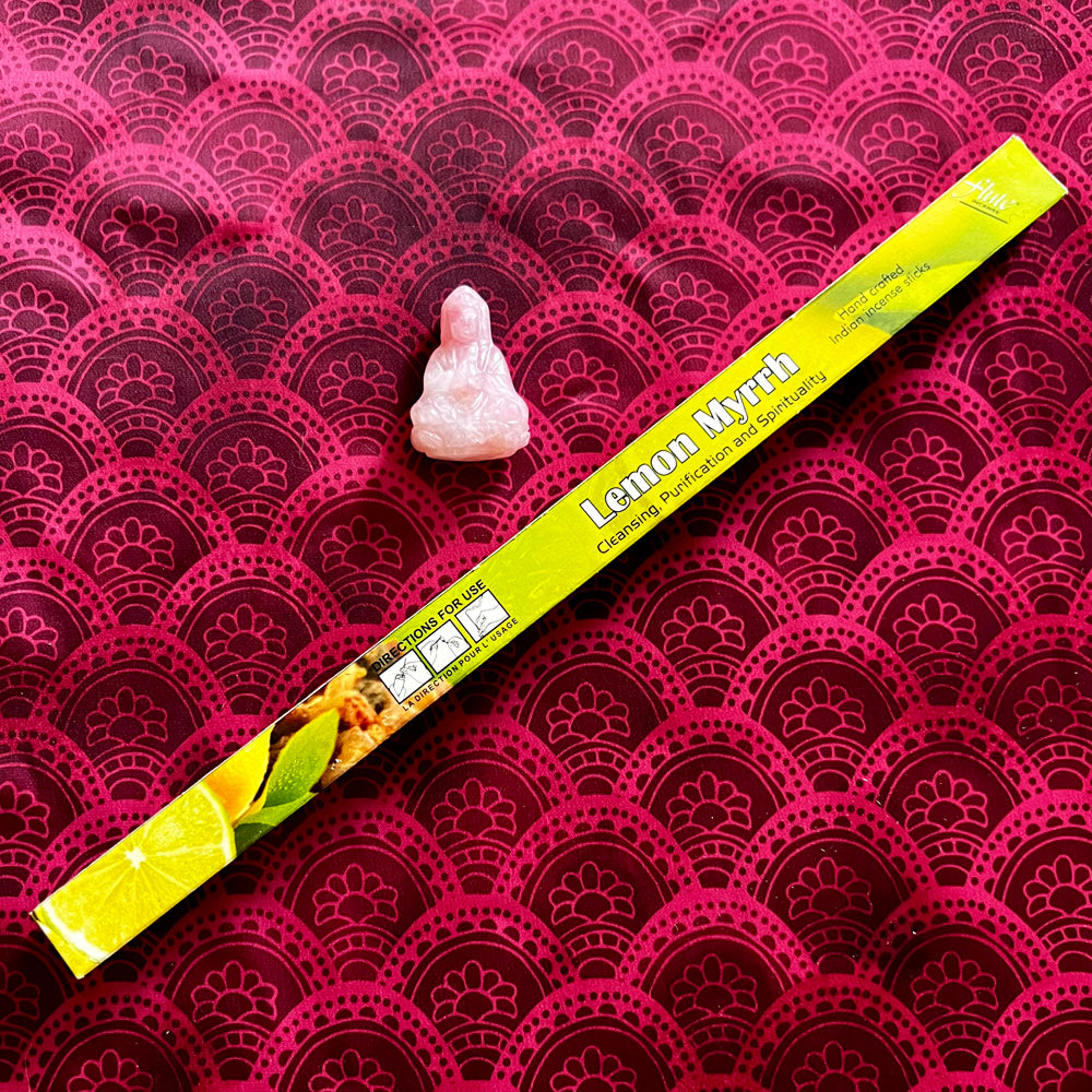 Flute Lemon Myrrh Incense Sticks - 8 Count