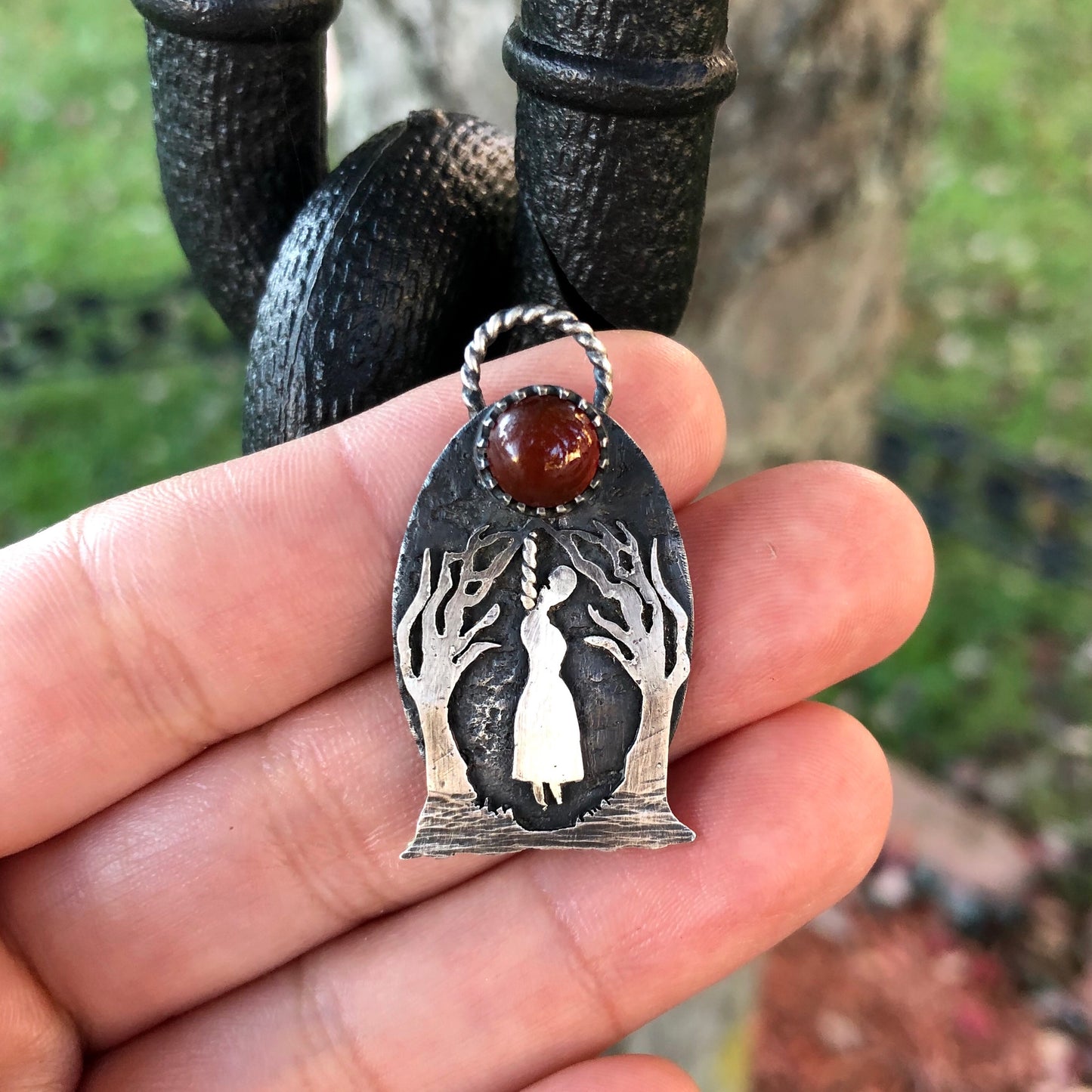 Hung Up on Hallow's Eve Pendant Necklace