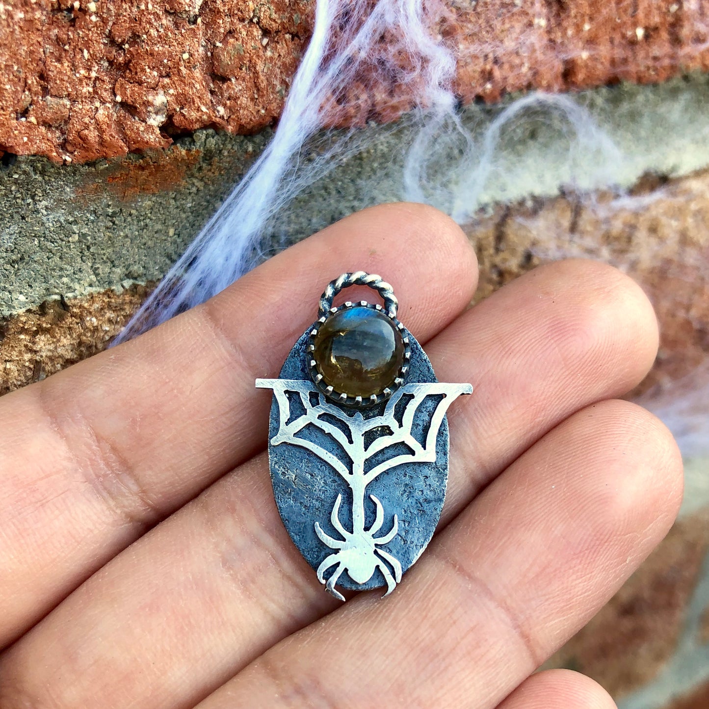 Hanging by a Thread Pendant Necklace