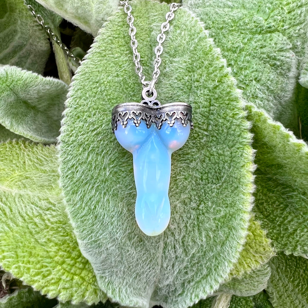 Don't Be A Dick Opalite Pendant Necklace