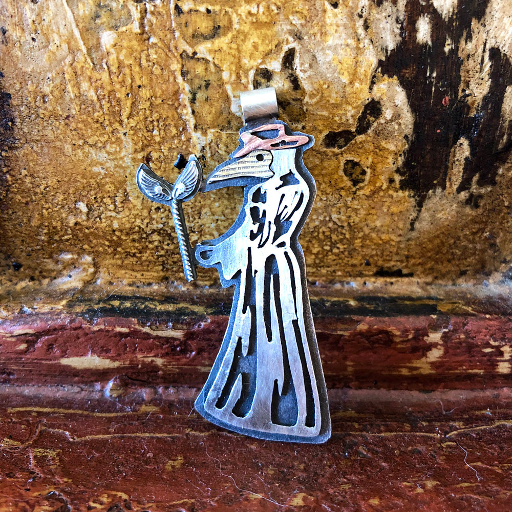 Get Well Soon Plague Doctor Pendant Necklace