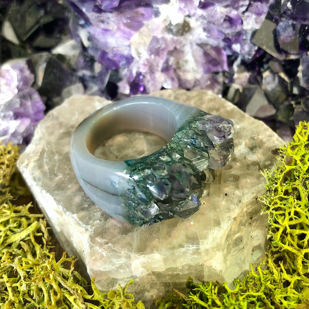 Fairy Garden Rock Candy Ring US 8.5 RCR-001