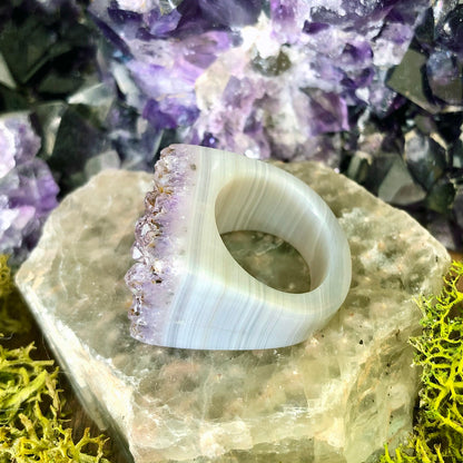Lavender Frost Rock Candy Ring US 7 RCR-008