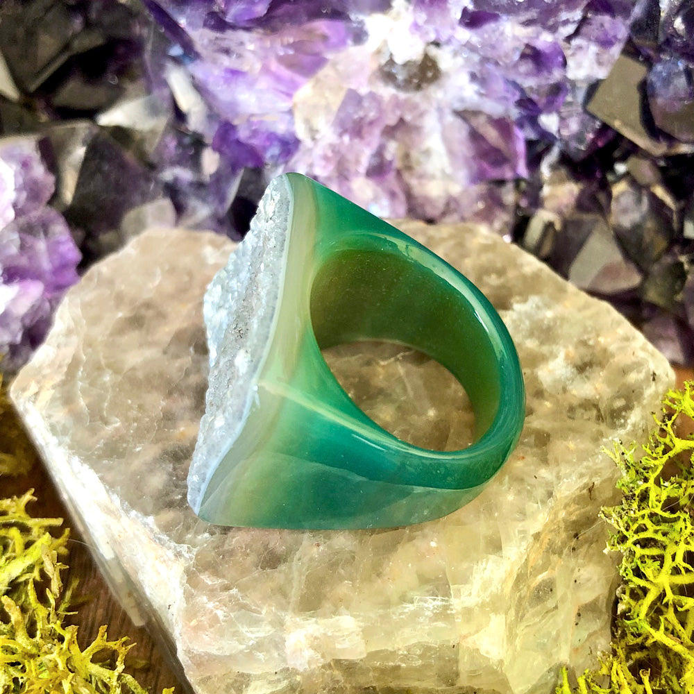 Emerald Fields Rock Candy Ring US 8 RCR-021