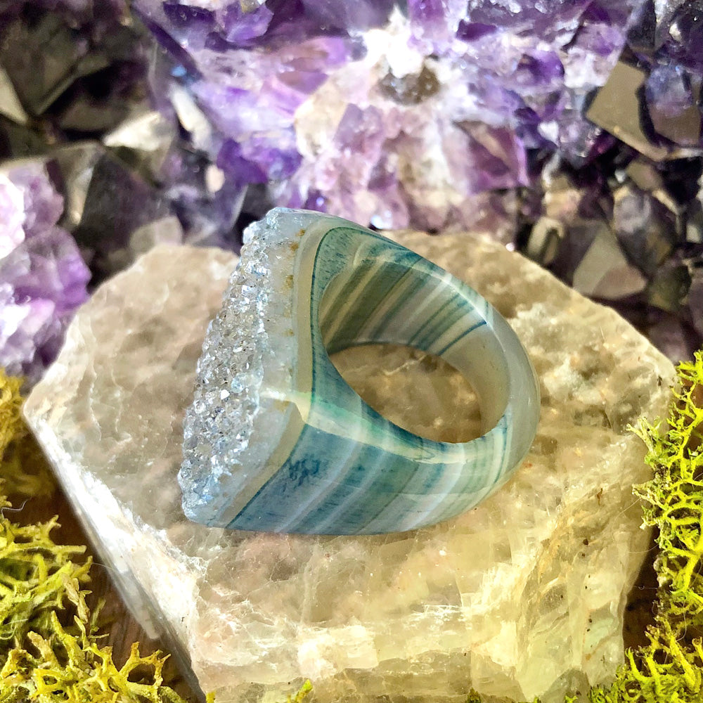 Gentle Waves Rock Candy Ring US 7.5 RCR-044