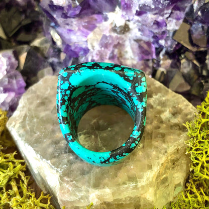 Matrix Turquoise Rock Candy Ring US 6.5 RCR-046